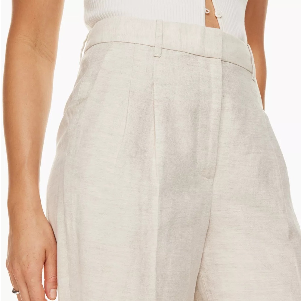 Aritzia linen effortless pant